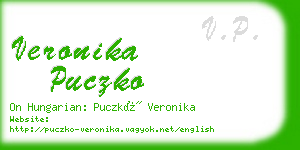 veronika puczko business card